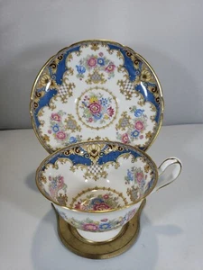 Shelley Cup And Saucer Fine Bone China 13291 Sheraton - Picture 1 of 10