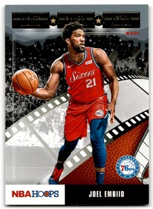2019-20 HOOPS LIGHTS CAMERA ACTION JOEL EMBIID PHILADELPHIA 76ERS #27