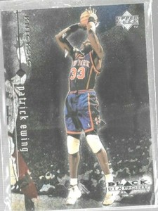 1998-99 Black Diamond Upper Deck Patrick Ewing 61 New York Knicks Basketball