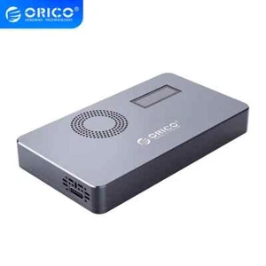 ORICO M.2 Enclosure NVMe SSD Built-in Fan LED Display USB Type C 3.1 Gen2 10Gbps - Picture 1 of 16