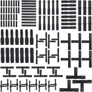 115 PCS Vacuum Connector Assortment Heat Resistance 240℃(460℉)12 Sizes Black - Picture 1 of 6