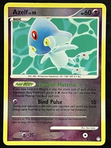 Pokemon Azelf Reverse Holo - Mysterious Treasures - 4/123 LP - Picture 1 of 2