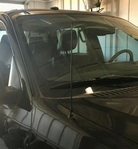 Radio mástil de antena de acero inoxidable negro de 12" para Ford Explorer y Sport Trac 1991-2010 - Imagen 1 de 13