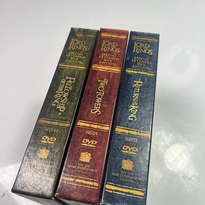 The Lord of the Rings Special Extended DVD Edition Trilogy 12-DVD Set Foto 1 de 4