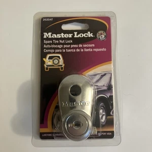 Master Lock Tire Lock, Lug Nut Style Spare Tire Lock, 262DAT Zinc & Steel - Picture 1 of 8