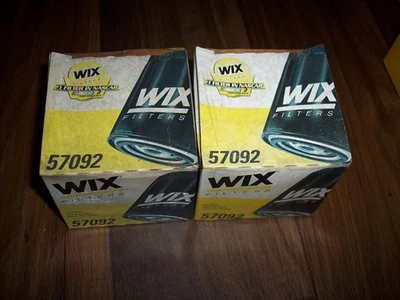 2 de filtro de aceite de motor WIX 57092 para Chrysler Sebring Dodge Stratus NOS COMO ESTÁ L8 Foto 1 de 3