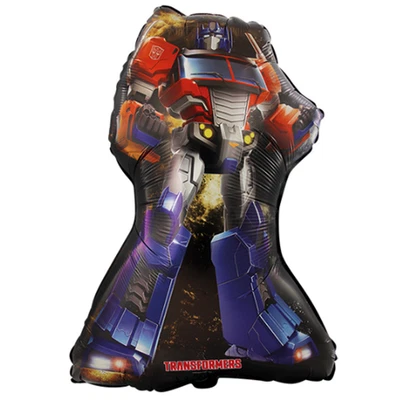 FLEXMETAL Transformers Optimus Prime Branded 30 Inch Foil Balloon c/w Ribbon