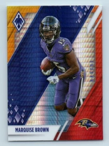 2021 Panini Phoenxi Fire Burst Marquise Brown Baltimore Ravens #9 - Picture 1 of 2
