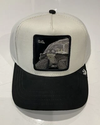 Sombrero de camionero Goorin Bros The Farm The Suede Tortuga negro/crema - Nuevo con etiqueta Foto 1 de 4