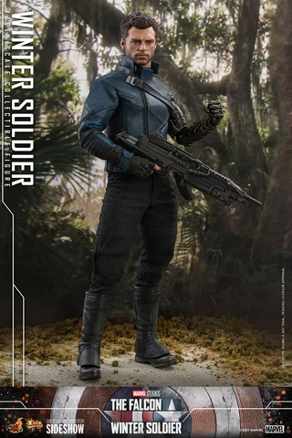 Hot Toys Marvel Falcon and Winter Soldier Bucky Barnes TMS039 1/6 Figure New Cover