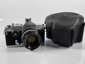 Konica Auto-Reflex mit Hexanon 52mm f1.8 35mm Voll-/Halbformatkamera - Bild 1 von 9