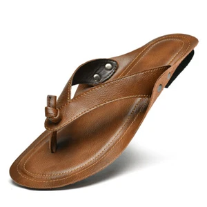 Mens Flip Flops Comfort Sandals Outdoor Summer Beach Sandals - Picture 1 of 10