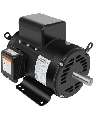 3HP Air Compressor Electric Motor 184T Frame 1 Phase ODP 1750 RPM 208/230V - Image 1 of 4