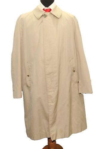 CAPPOTTO ANTIPIOGGIA VINTAGE BURBERRY BEIGE MAC TAGLIA 42" R