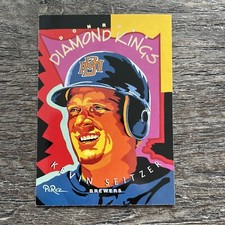 1995 Donruss Diamond Kings #DK-13 Kevin Seitzer card, Milwaukee Brewers