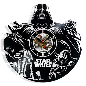Star Wars Yoda Darth Vader Wall Clock Decor Gift Christmas Birthday Holiday Art - Picture 1 of 5