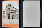 J. A., Italie, Florence, Basilique Santa Maria Novella Vintage cdv albumen print