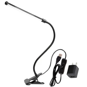 Dimming 6W LED Clamp Clip Light Color-Temperature Changeable Lamp Switch Plug - Picture 1 of 10