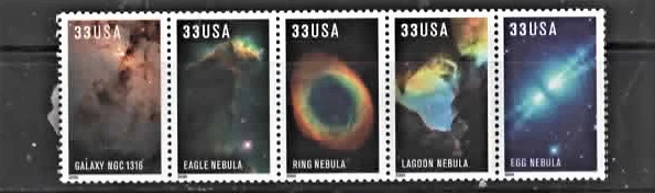 USA 2000 Mint Strip Hubble  Space Telescope Images Condition Very  Fine - Image 1 of 1