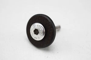 CAMPAGNOLO RECORD CARBONO/ALUMINIO BICICLETA AURICULARES TAPA SUPERIOR Y PERNO - Imagen 1 de 2