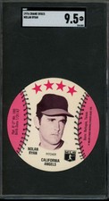 1976 Crane Potato Chips Discs #NNO Nolan Ryan Angels HOF SGC 9.5 MT+ 