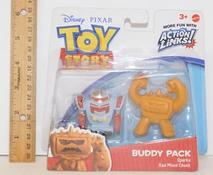 Toy Story SPARKS & BAD MOOD CHUNK Action Links Figure Buddy Pack New - Picture 1 of 2