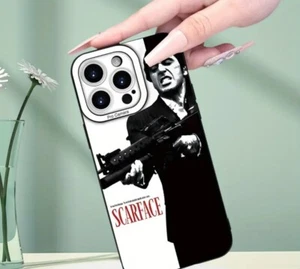 Scarface Tony Montana Matt Texture Phone Cover Case iPhone 15 Pro Comfortable - Picture 1 of 9