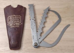 Old Vintage Brockton Combination Shoe Gauge Boston Shoemakers Cobbler Tool