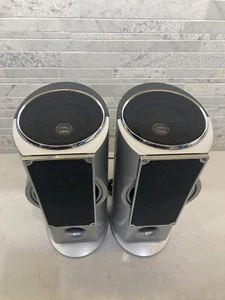Sharper Image GM402 Stereo System Speakers Work Great Look Great - Picture 1 of 3