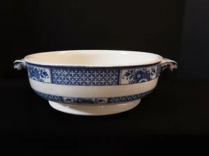 Cazuela de porcelana de silicona vintage con patrón Nankin Inglaterra - Imagen 1 de 11