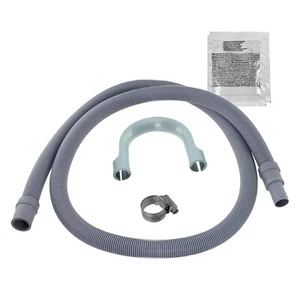 Ablaufschlauch Kit für HOOVER Waschmaschine 1,5m Verlängerungsrohr + 2 Limtreppen - Bild 1 von 12