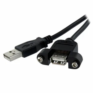 Kabel Micro USB Startech USBPNLAFAM3          90 cm Schwarz - Bild 1 von 1