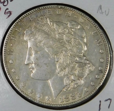 1883-s, Morgan silver dollar - Image 1 of 2