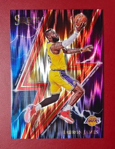 2023-24 Panini Select Thunder Lane LeBron James Prizm #8 86/99 Lakers - Picture 1 of 2
