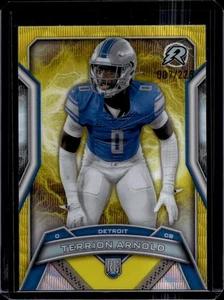 2024 Topps Resurgence #129 Terrion Arnold RC /225 Yellow Surge Lions - Picture 1 of 2