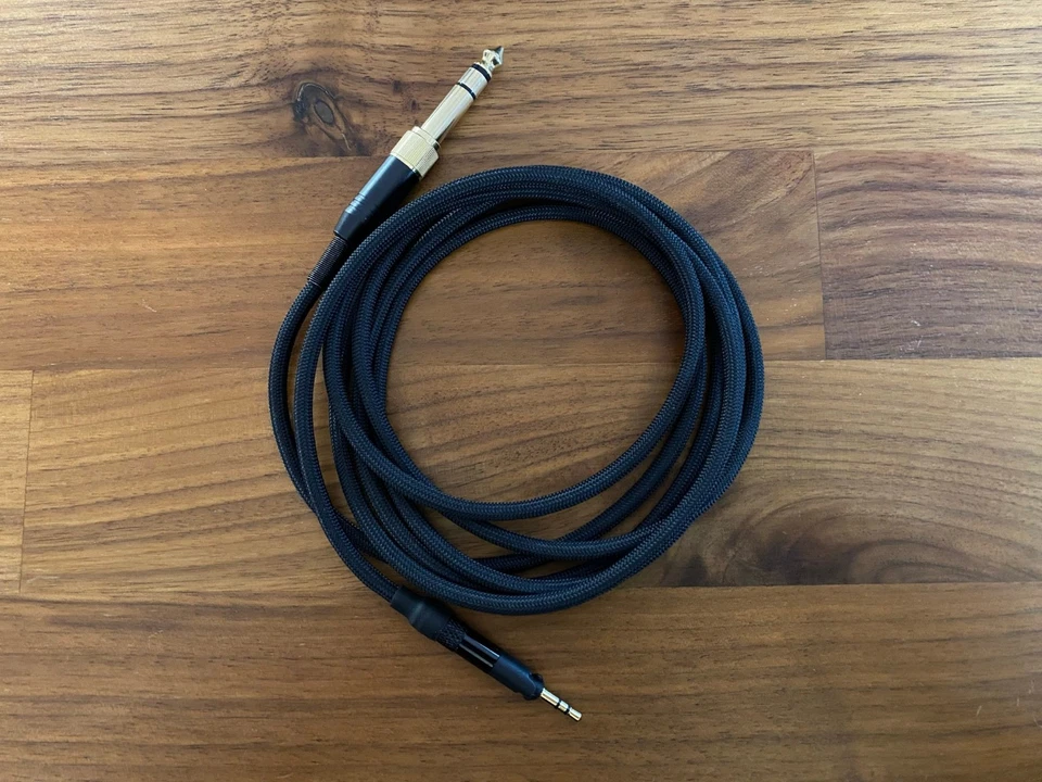 Cabo de Fone de Ouvido Sennheiser HD550 / HD505 / HD620S / HD560S / 5XX (Mogami 26AWG) - Imagem 1 de 1