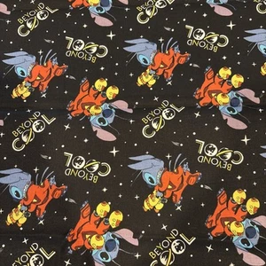 Lilo And Stitch Stitch Beyond Cool Space Fabric Remnant - Picture 1 of 4