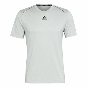 Herren Kurzarm-T-Shirt Adidas Hiit Hellgrün - Bild 1 von 7