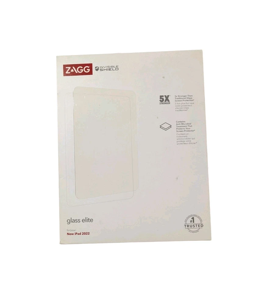 X3. ZAGG InvisibleShield Glass Elite Screen Protector Apple iPad 10.9 10th Gen - Image 1 of 1