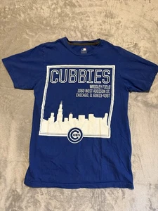 MLB Merchandise Chicago Cubs Cubbies T-Shirt Herren M mittelblau weich - Bild 1 von 5