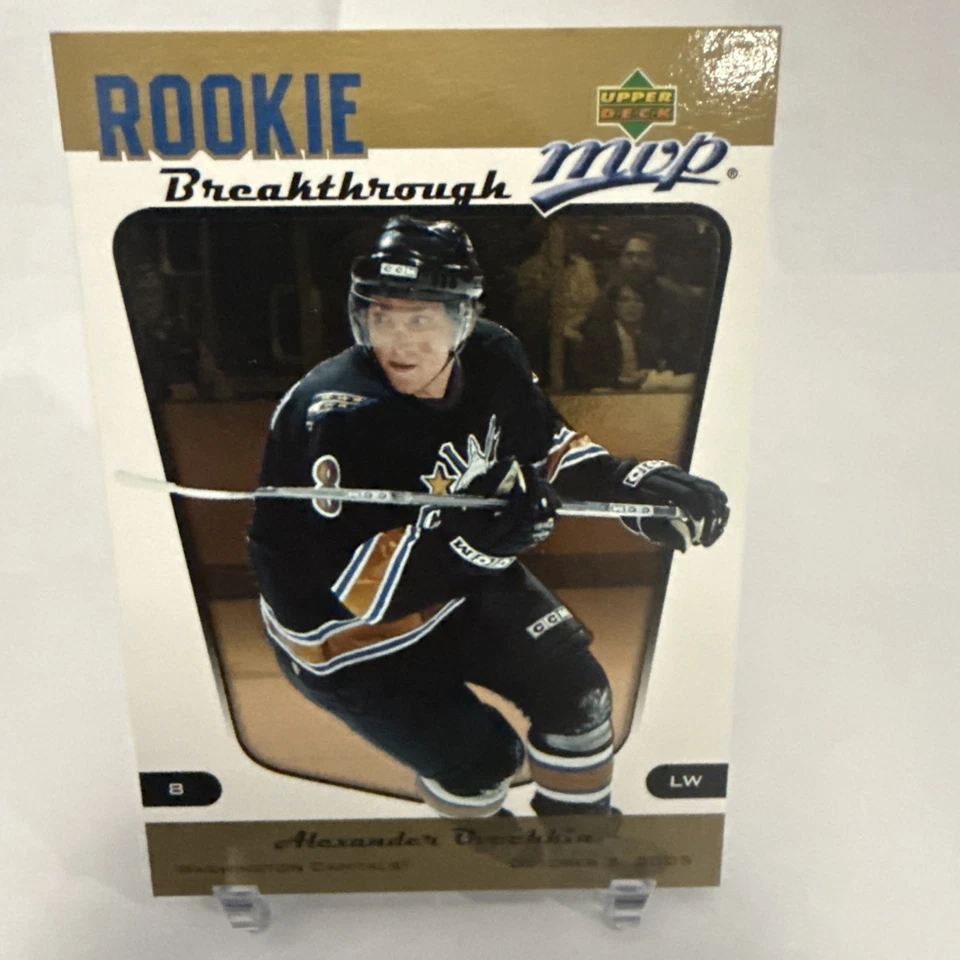2005-06 Upper Deck MVP Alexander Ovechkin Rookie Breakthrough RC Card Capitales Foto 1 de 4