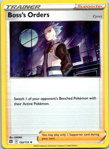 Pokemon Card 132/172 Boss's Orders Holo Rare Brilliant Stars - Picture 1 of 1