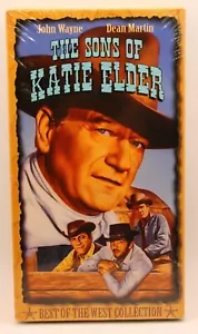NEW The Sons of Katie Elder 1965 (VHS 1996) John Wayne Western FACTORY SEALED - Picture 1 of 12