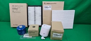GENUINE KIA SELTOS PETROL SERVICE KT (OIL + GASKET + AIR + FUEL + CABIN FILTER ) - Picture 1 of 10