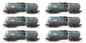 Roco 759xx (6x) Cisterne Kesselwagen GATX invecchiate H0 1:87 NUOVE - NEW - NEU - Imagen 1 de 1