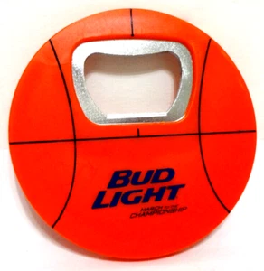 BUD LIGHT MARCH TO THE CHAMPIONSHIP NCAA COLLEGE BASKETBALL BOTTLE OPENER MAGNET - Picture 1 of 3