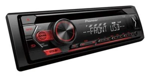 Pioneer DEH-S120UB USB MP3 AUX 1 Pre Out Car CD Stereo Radio Player Red Display - Picture 1 of 5