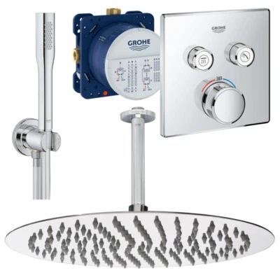 Unterputz Duschsystem, Kopfbrause 300 mm Rund, Grohe SmartControl, Regendusche - Bild 1 von 4