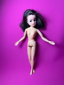 Vintage Sindy active ballerina thick eye lashes dark brown hair 12" ballet doll - Picture 1 of 7