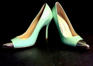 Tacones de punta de metal verde verde para lavandería china zona de peligro como nuevos para mujer 7,5 - Imagen 1 de 9